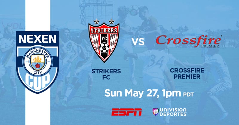 Semifinals Strikers FC vs Crossfire, Sun May 27 1pm
